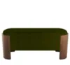 Банкетка Lagom 100 см (зеленый, орех)