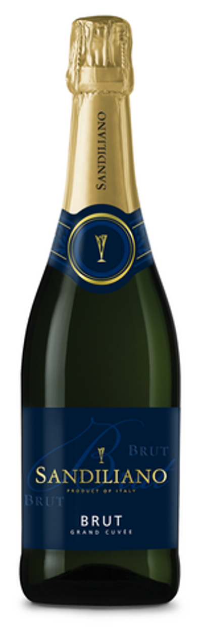 Вино игристое Сандильяно Гранд Кюве брют бел. 0,75 11% Валса Нуова Италия