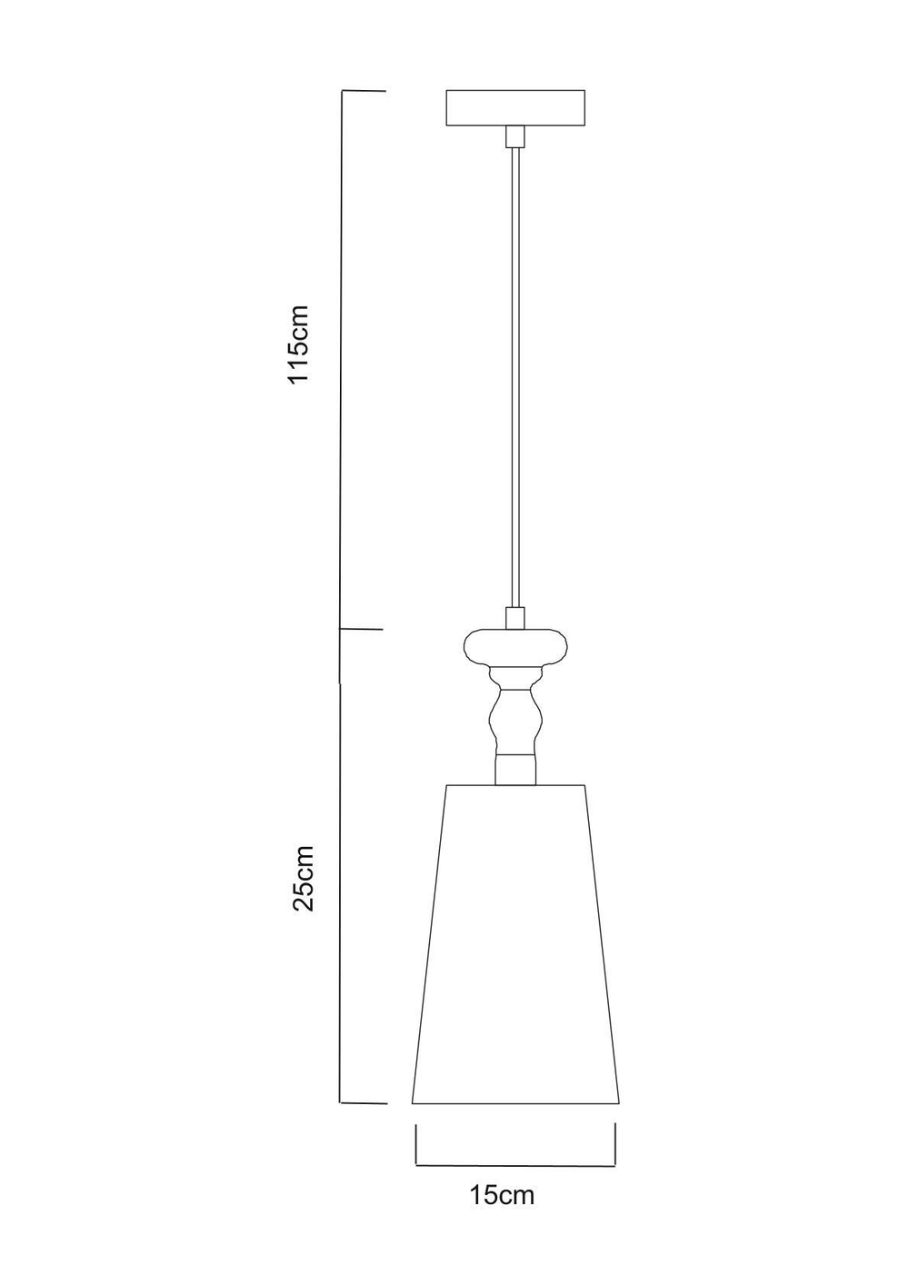 Светильник подвесной Arte Lamp Anna Maria A4280SP-1CC