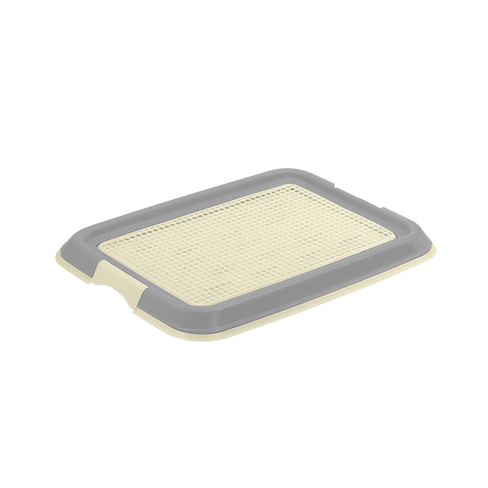 ZOOONE Туалет для собак с сеткой малый, 50*37*4 см, серый