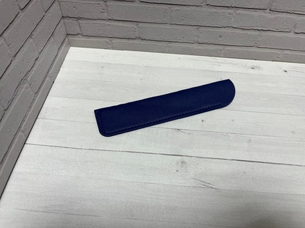 Футляр для ручек кожзам, синий