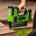 Нейлер аккумуляторный Greenworks, GD24BN, 3400707,24v, без АКБ и ЗУ