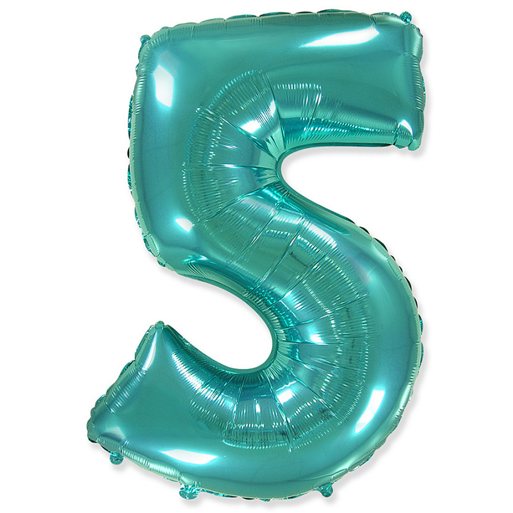 Цифра "5" тиффани