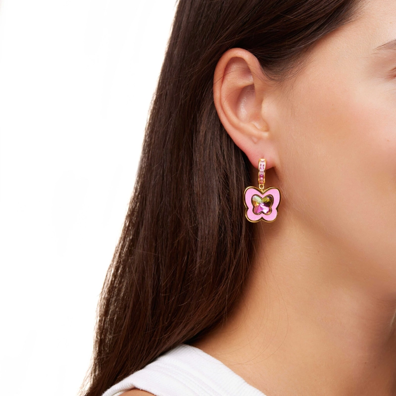 Серьги Роза