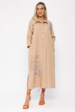 Платье Мирослава (бежевое) П15469-7М LT Collection