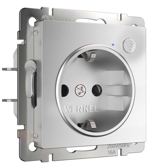 Розетка Wi-Fi Werkel (Умный дом) серебряный W1171606 a056420