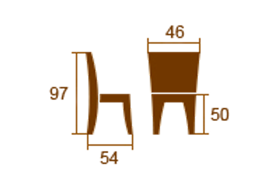 Стул Крафт (дуб/тон 343/жесткое сиденье)