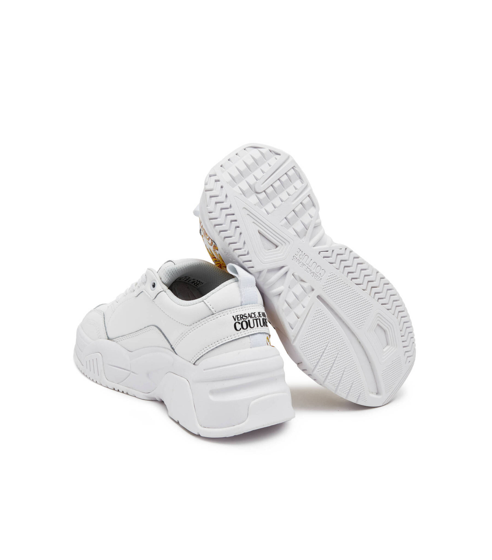 Кожаные кроссовки Versace Jeans Couture - белый(74VA3SF4ZP232)