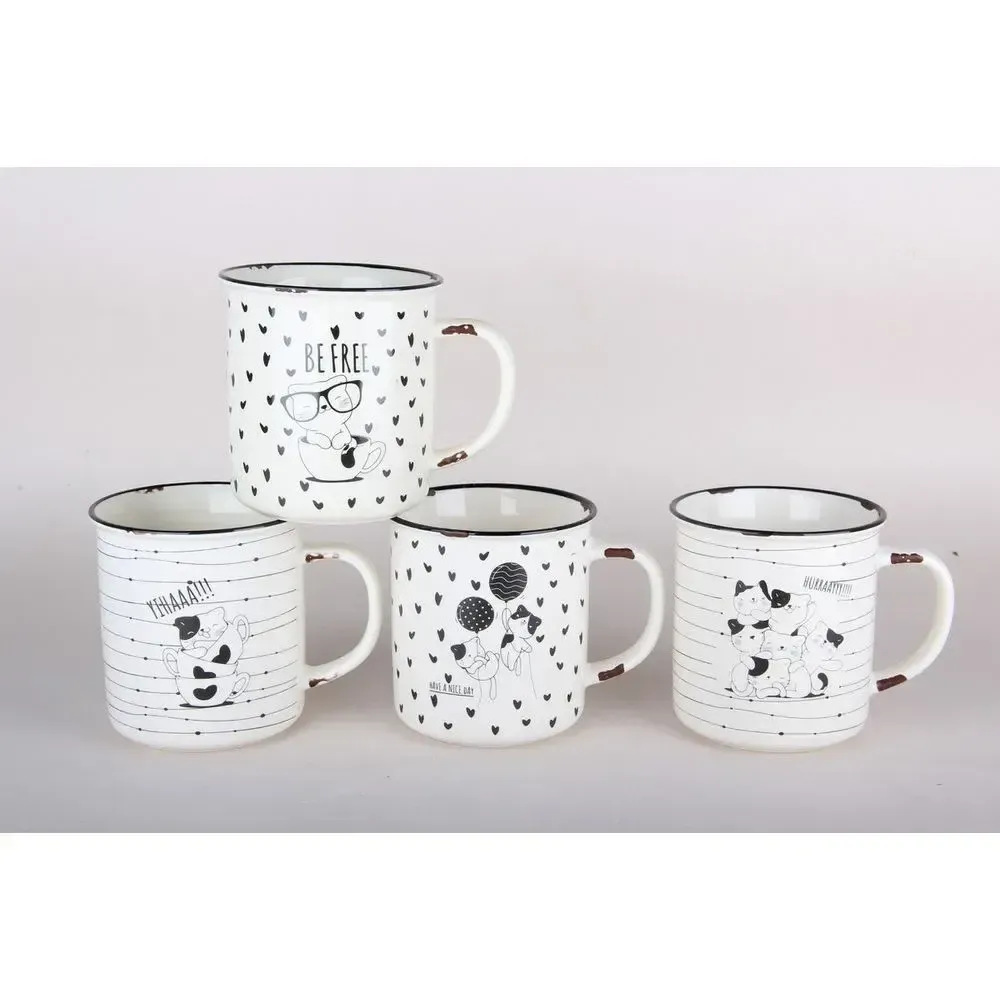 Кружка 440 мл микс 4 диз