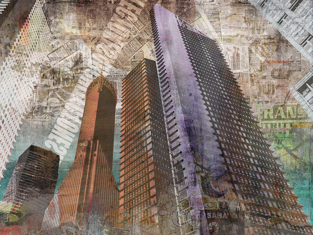 Дизайнерские обои Wall Street GRUNGE