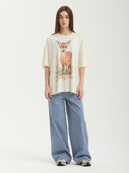 Женские Джинсы (Wide Fit) Gingham