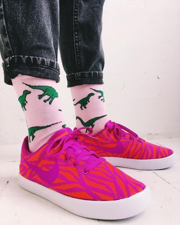 Носки Динозавровые Розовые - фото 3