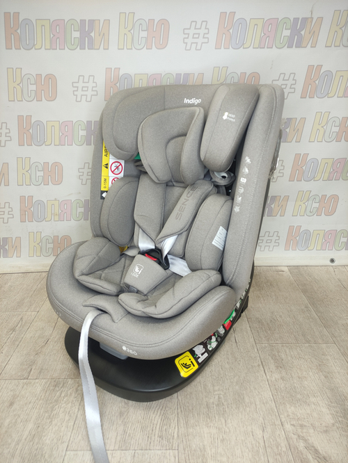Автокресло детское Indigo SENCE ISOFIX I-SIZE 0-36 бежевый