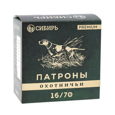 Патрон 16/70 №5 б/к 28гр Сибирь Premium (г. Новосибирск) (СХ-2000)