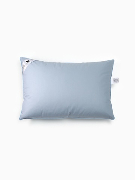 Подушка высокая «Belashoff. Стандарт-Н», 50×70 см, пух 30%, перо 70%, тик 100 %, голубая