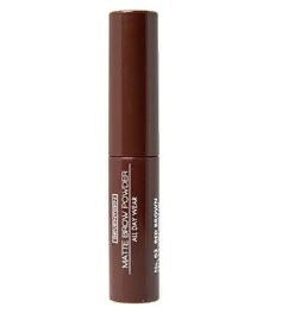 Seventeen Тени-пудра для бровей Matte Brow Powder All Day Wear, матовый эффект, тон №03, Красно-коричневый