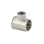 Тройник латунь никель переходной Ду 20х15х20 (3/4"х1/2"х3/4") ВР/ВР SantechSystems