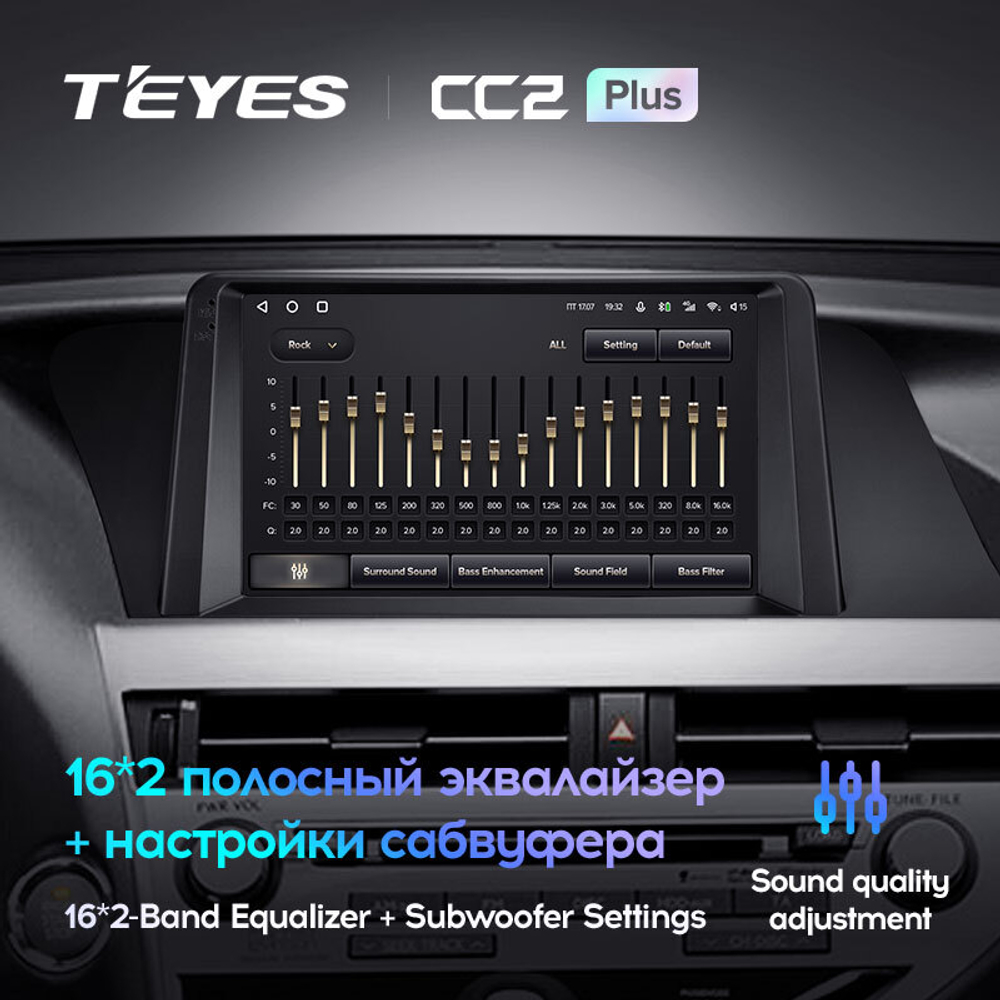 Teyes CC2 Plus 9" для Lexus RX 270 RX 350 2008-2015