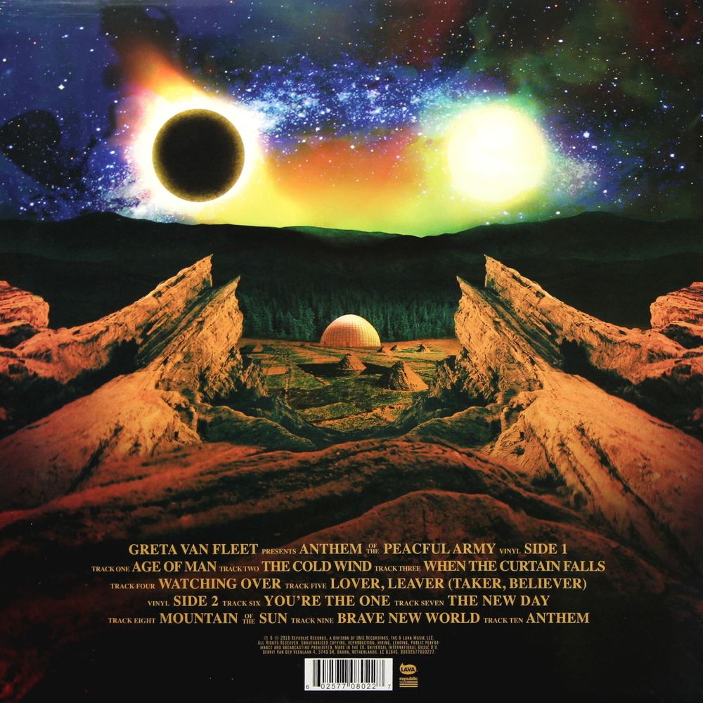 Greta Van Fleet / Anthem Of The Peaceful Army (Coloured Vinyl)(LP)