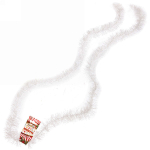 Мишура 2м 5см «Белый снег» белый