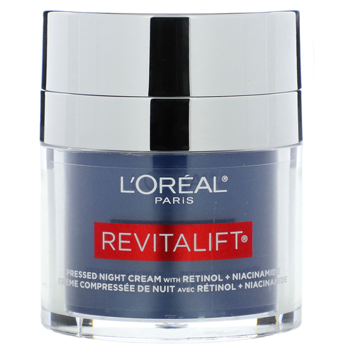 L'Oréal, Revitalift, ночной крем с ретинолом и ниацинамидом, без отдушек, 48 г (1,7 унции)