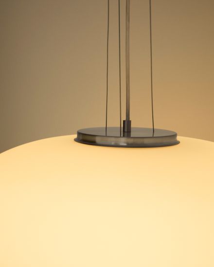 Подвес Ardali из тонированного стекла и стали с матовой отделкой, диаметр 50 см