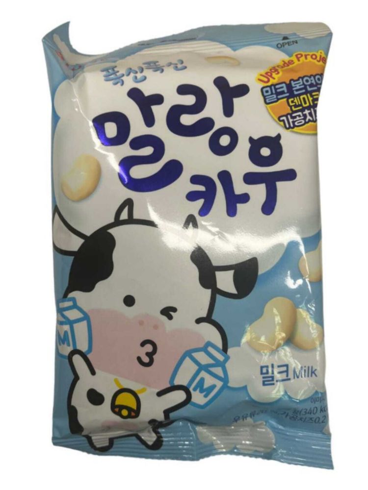 Жевательная конфета Lotte Malang Cow Milk 79 г 3 шт