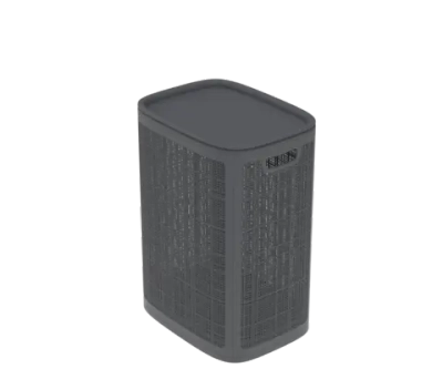 Корзина для белья Лён 75л 43*32,1*60см графит