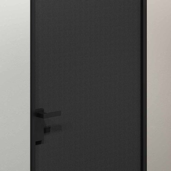 Модель 1AP профиль чёрный матовый цвет блэк элегант в коробке INVISIBLE INFINITY в интерьере