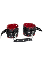 Черные оковы с красной окантовкой (Цвет: черный с красным)