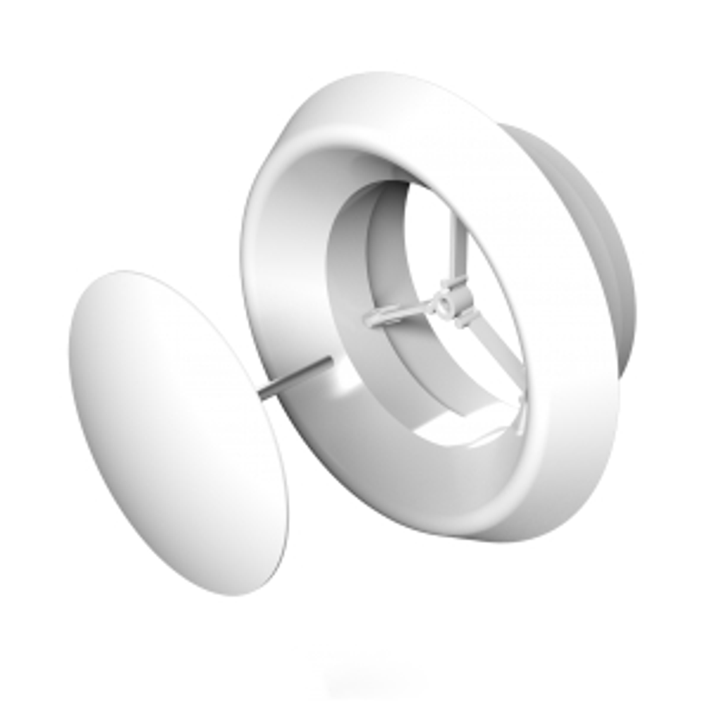 Анемостат 125 12,5АПВП d125 приточно-вытяжной регулируемый с фланцем ERA