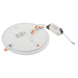 Светильник светодиодный встраиваемый Даунлайт ЭРА LED 1-18-6K/1 Slim панель 18Вт 6500К круг