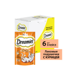 Лакомство Курица для кошек Dreamies, 60г