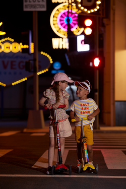 Самокат Mini Micro Deluxe LED Желтый