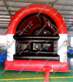 Детский надувной батут "Мячики" с крышей 5*3*3.5 м