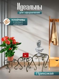 Комплект подставок для цветов Ника-17