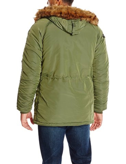 Куртка Аляска - N-3B Inclement Parka (оливковая - D.green)