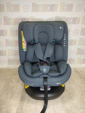 Автокресло детское Indigo SENCE ISOFIX I-SIZE группа 0/1/2/3 (0-36) серый
