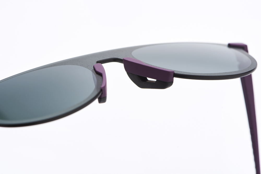 Спортивные очки 100% LEGERE COIL Soft Tact Deep Purple - Black Mirror Lens