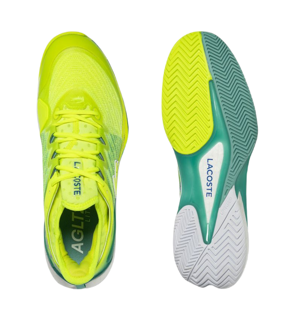 Мужские кроссовки теннисные Lacoste SPORT AG-LT23 Lite - yellow/green