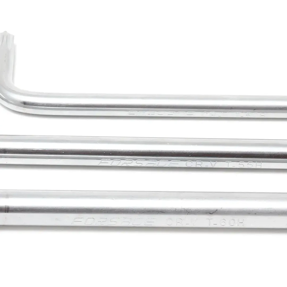 Ключ Г-образный TORX длинный T-15H с отверстием Forsage F-76715L