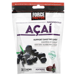 Force Factor, Fundamentals, асаи, 30 жевательных таблеток (500 мг в 1 жевательной таблетке)