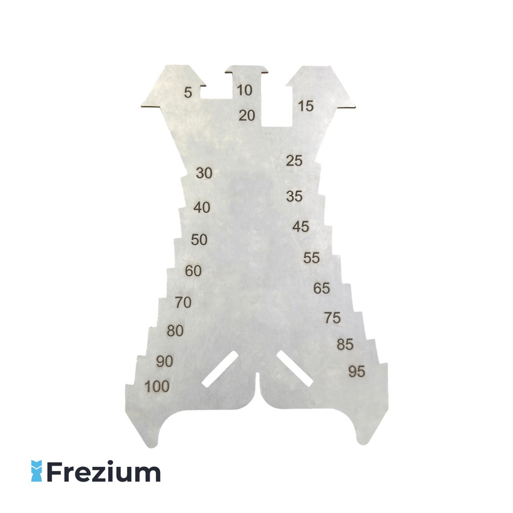 Шаблон чертильный для разметки на металле