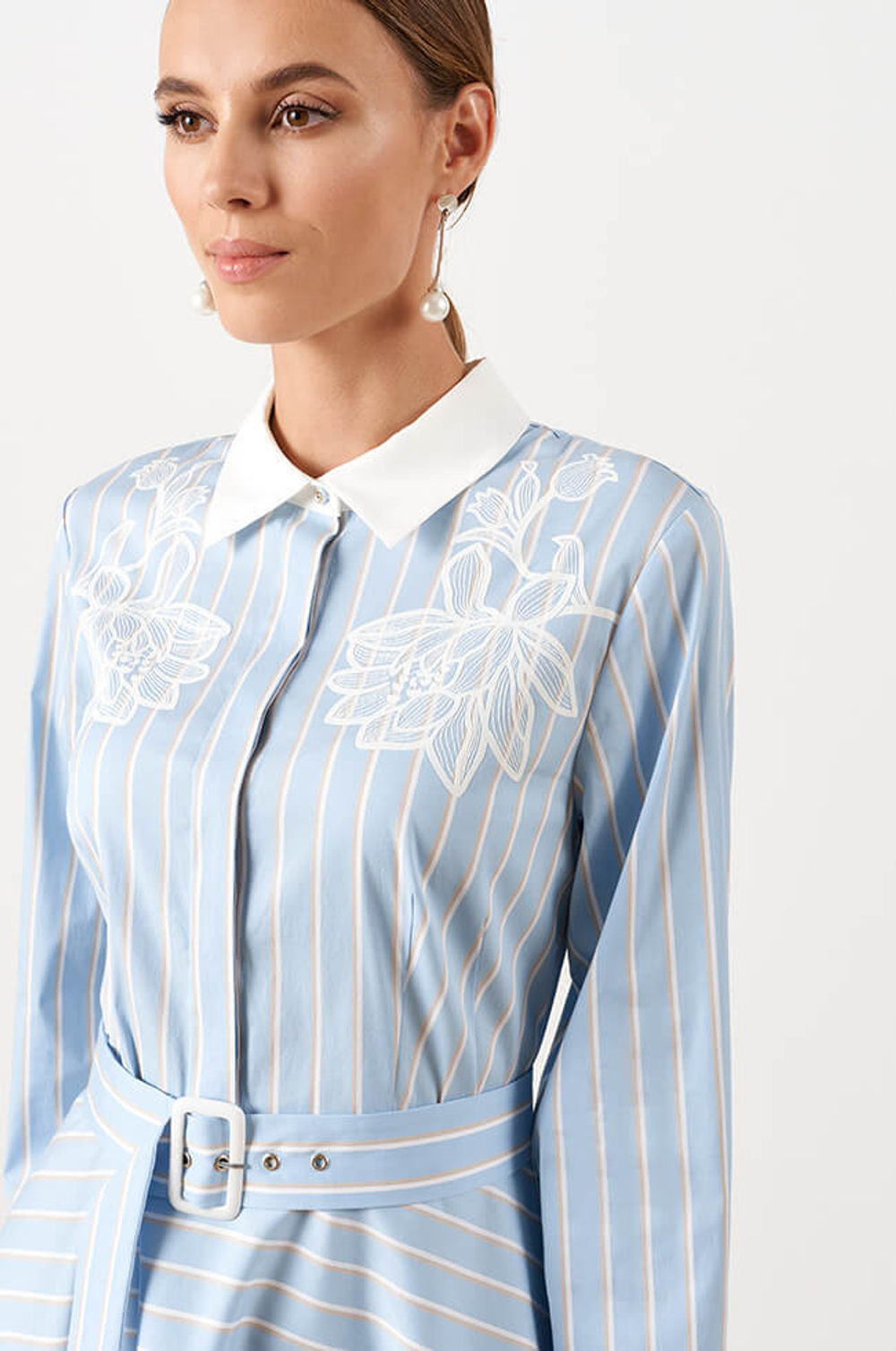 51553 Платье женское (голубой)