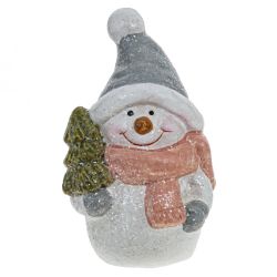 GAEM Фигурка декоративная "Снеговик" / "Пингвин" (блок 24шт), L3,5 W3 H6,5 см, 6в.