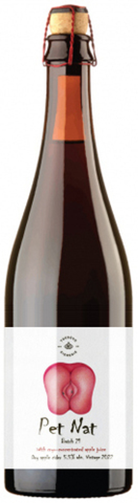 Сидр Токсовская Сидрерия Пет Нат 2022: Бэтч 22 / Toksovo Cidrerie Pet Nat 2022: Batch 22 With Cryo-concentrated Apple Juice 0.75 - стекло