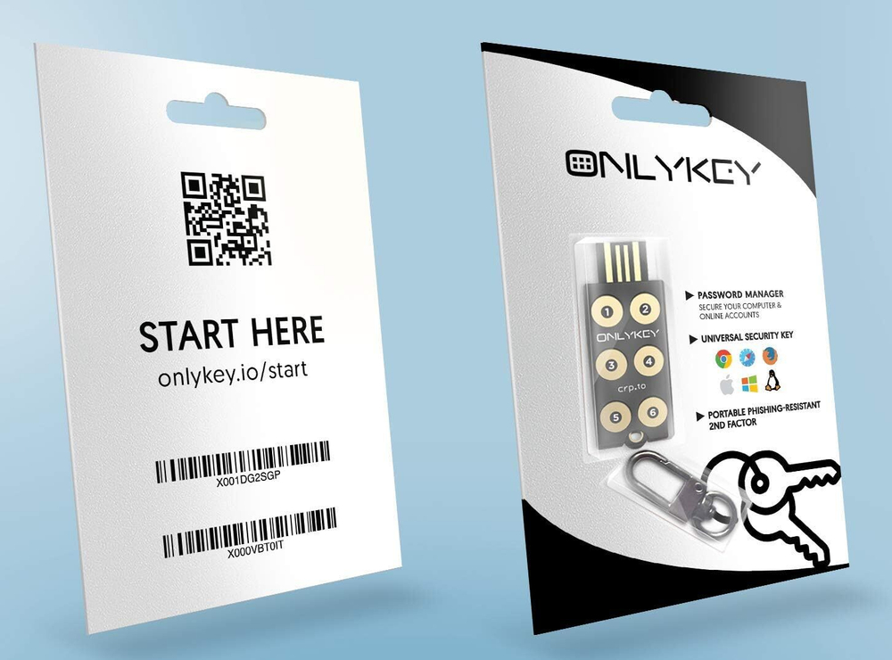 OnlyKey — Комбинированный ключ безопасности и аппаратный менеджер паролей FIDO2/U2F аутентификация + шифрование + управление паролями
