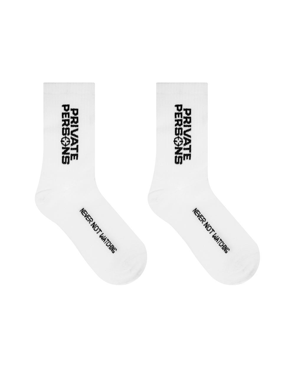 PP LOGO SOCKS WHITE