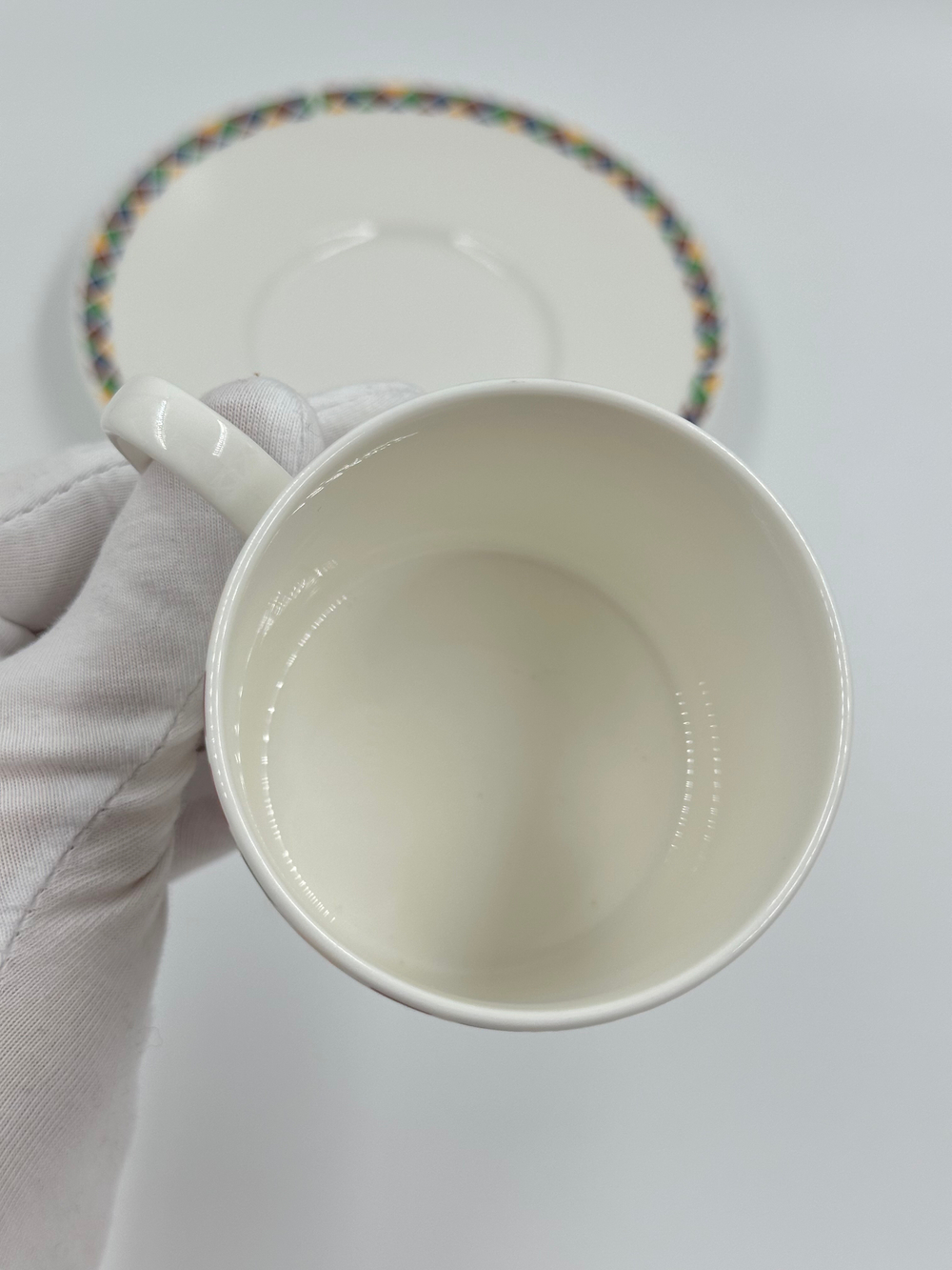 Кофейная пара белая Yves Saint Laurent by Yamaka