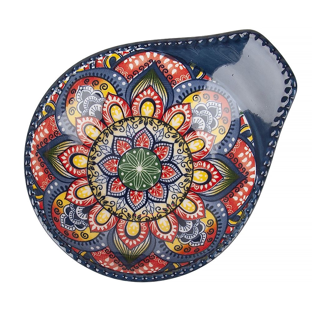 Оливница с ручкой " " (синий) 12х10х3см (min12) (транспортная упаковка)